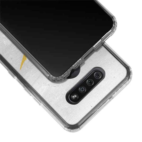 Cyprus Flag Distressed LG K51/Q51 Clear Case